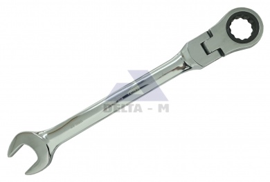 Klíč očkoplochý ráčnový kloubový 24mm CrV