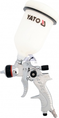 Pistole stříkací s tryskou 1.4mm - horní nádobka - 0.6L