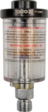Filtr vzduchu 1/4" max 1,4MPa