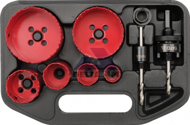 Korunky vykružovací sada 9ks - 22-73mm BiM