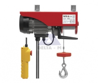 Lanový naviják / zvedák - 500W - 125/250kg