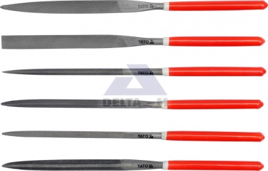 Pilníky jehlové sada 6ks - 180mm