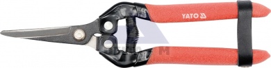 Nůžky zahradní 185mm zahnuté
