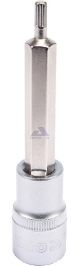 Hlavice 1/2" spline M5 - 100mm XZN