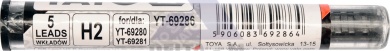 Tuhy náhradní 5ks H2 pro automatickou tužku YT-69281