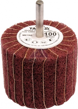 Kotouč lamelový 60x50mm P100 stopka 6mm