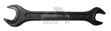 Klíč oboustranný 10x11mm plochý černý KENNEDY