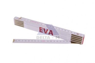 Skládací 2m EVA - bílý dřevěný