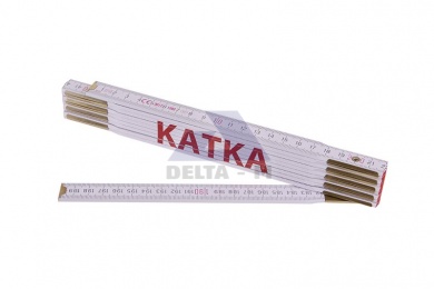 Skládací 2m KATKA - bílý dřevěný
