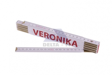 Skládací 2m VERONIKA - bílý dřevěný