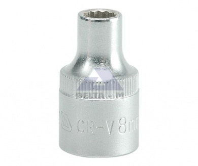 Hlavice 1/2" 8mm 12tihran CrV