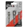 Adaptéry 6-ti hran 3ks - 1/4"-3/8"-1/2"