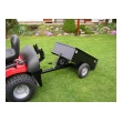 Vozík za traktor 1090x720x300mm 300kg černý