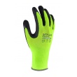Rukavice polyesterové "LATEX FOAM" - 8"