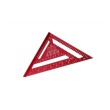 Trojúhelník Al 30cm 90-45st. červený