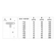 Klíče "T" torx sada 9ks - T10-T50