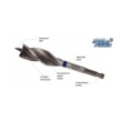 Vrták do dřeva 25x152mm BLUE GROOVE POWER