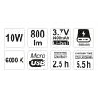 Lampa COB LED 10W s powerbankou