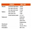 Míchačka SM 185S - 180L - 400V DS BR