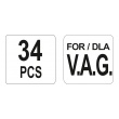 Sada na blokování rozvodových kol - V.A.G. - 34ks