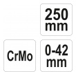 Kleště samosvorné (Grip) 250mm - 0-24mm - CrMo