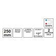 Vodováha trapézová magnetická 250mm