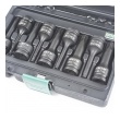 Hlavice rázové sada 1/2" černé 9ks TORX IMPACT