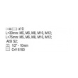Bity sada 11ks spline XZN