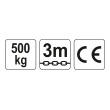 Zvedák řetězový 500kg/3m