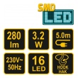 Lampa montážní 13LED 3,2W/220V