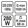 Čerpadlo membránové - 280W - 1020l/h
