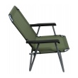 Židle kempingová zelená skládací LYON