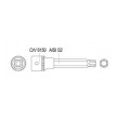 Hlavice 1/2" Torx T50 - 100mm
