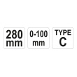 Kleště samosvorné (Grip) 280mm - typ "C"