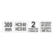 Pila oblouková kombinovaná - na dřevo a kov - 300mm