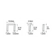 Sponkovačka kov + plast - sponky 6-14mm/10,6mm + hřebíky 1,2x1,2mm