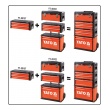 Skříňka na nářadí 2x zásuvka - 390x215x60mm - komponent k YT-09101/2