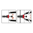 Kleště na nýtovací matice pákové M3-M8 - 300mm - CrMo