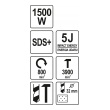 Kladivo kombinované SDS+ 1500W