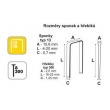 Sponkovačka MS813 - sponky 13/6-14 - hřebíky 8/15