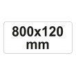 Svěrka truhlářská 800x120mm ráčnová