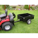 Vozík za traktor 1090x720x300mm 300kg černý