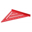 Trojúhelník Al 18cm 90-45st. červený
