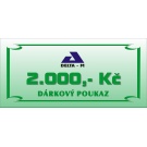 Dárkový poukaz 2000 Kč