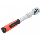 Ráčna 3/8" - 72T - teleskopická rukojeť 215-315mm CrV