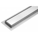Lineární koupelnový žlab Bílé Sklo 70cm WET&DRY