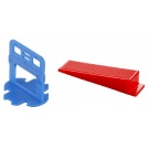 Nivelační sada - 400x spony 1mm + 200x klíny