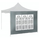 Bočnice pro párty stan WINDOW 2x3m 420D šedá WATERPROOF