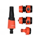Rozstřikovač sada 4ks - rychlospojky 1/2" a 3/4" + nipl