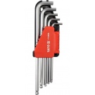 Klíče imbus sada 12ks - 1/16"-3/8" prodloužené s kuličkou